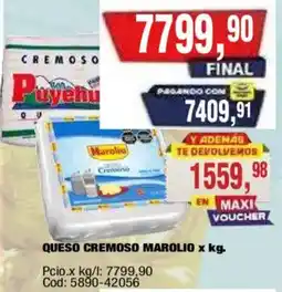 Maxiconsumo Marolio queso cremoso oferta