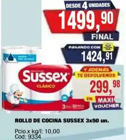 Maxiconsumo Sussex rollo de cocina clásico oferta
