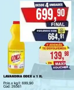 Maxiconsumo Odex lavandina oferta