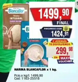 Maxiconsumo Blancaflor harina integral oferta