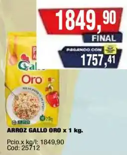 Maxiconsumo Gallo arroz oro oferta