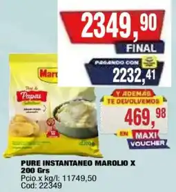 Maxiconsumo Marolio pure instantaneo oferta