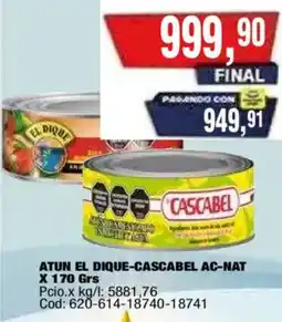 Maxiconsumo El dique atun cascabel ac-nat oferta