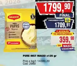 Maxiconsumo Maggi pure de papas original oferta
