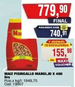 Maxiconsumo Maiz pisingallo maroljo oferta