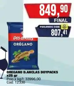 Maxiconsumo Dos anclas orégano oferta