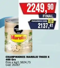 Maxiconsumo Marolio champiniones trozo x oferta