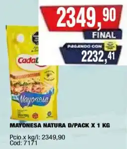 Maxiconsumo CadaL Mayonesa Natura oferta