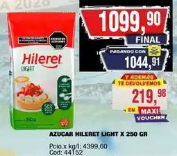 Maxiconsumo Hileret azucar light oferta