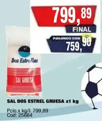 Maxiconsumo Dos estrellas sal gruesa oferta