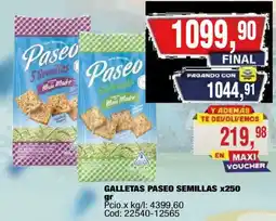 Maxiconsumo Paseo galletas semillas oferta