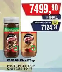 Maxiconsumo Nestlé café dolca oferta