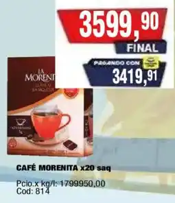 Maxiconsumo La morenita café oferta