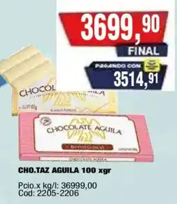 Maxiconsumo Chocolate aguila oferta