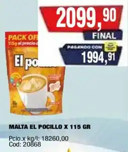 Maxiconsumo El pocillo malta oferta