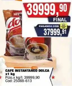 Maxiconsumo Nestle cafe instantaneo dolca oferta