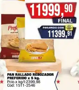 Maxiconsumo Prefe pan rallado rebozador oferta