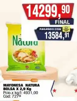 Maxiconsumo Natura mayonesa oferta