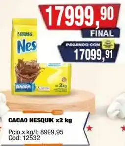 Maxiconsumo Nestle nesquik oferta