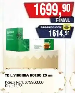 Maxiconsumo L.virginia té boldo oferta