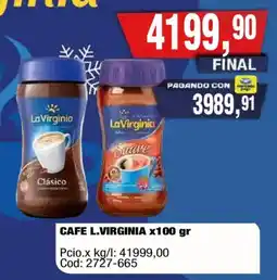 Maxiconsumo La virginia cafe oferta
