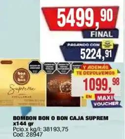 Maxiconsumo Bon o bon bombon caja suprem oferta
