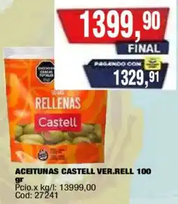 Maxiconsumo Castell aceitunas ver.rell oferta