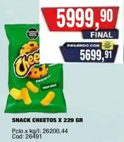 Maxiconsumo Cheetos snack oferta