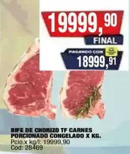 Maxiconsumo Carnes bife de chorizo tf porcionado congelado oferta