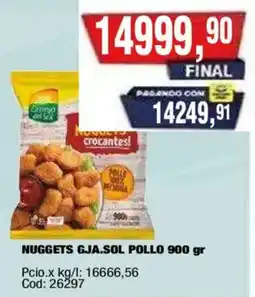 Maxiconsumo Gjason pollo crocantes oferta
