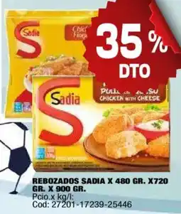Maxiconsumo Sadia rebozados chicken with cheese oferta