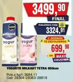Maxiconsumo Milkaut yogur oferta