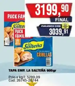 Maxiconsumo La salteña criollas oferta