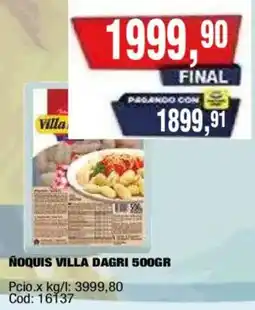 Maxiconsumo Villa ñoquis oferta