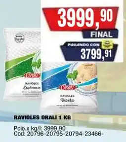 Maxiconsumo Orali ravioles oferta