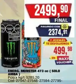 Maxiconsumo Monster energ. monster oferta
