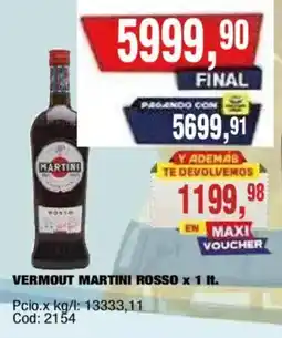 Maxiconsumo Martini vermouth rosso oferta
