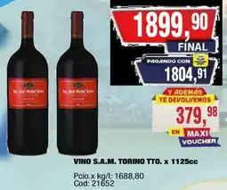Maxiconsumo Vino s.a.m. torino tto. oferta