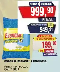 Maxiconsumo Esencial esponja esponjosa oferta