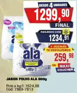 Maxiconsumo Ala jabon polvo oferta