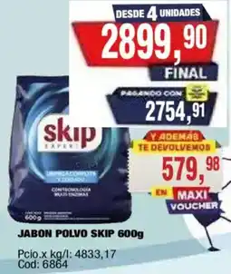 Maxiconsumo Skip jabon polvo oferta