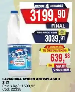 Maxiconsumo Ayudín lavandina antisplash oferta