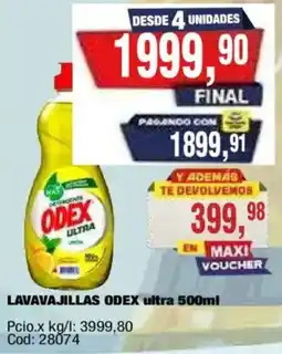 Maxiconsumo Odex lavavajillas ultra oferta