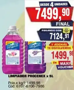 Maxiconsumo Procenex limpiador oferta