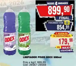 Maxiconsumo Odex limpiador pisos oferta