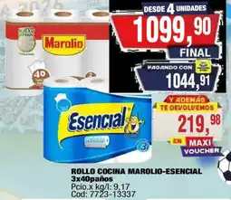Maxiconsumo Marolio rollo cocina esencial oferta