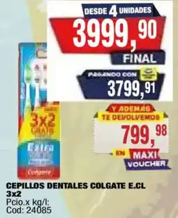 Maxiconsumo Colgate cepillos dentales oferta
