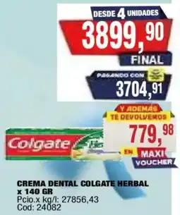 Maxiconsumo Colgate crema dental colgate herbal oferta