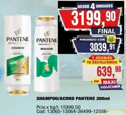 Maxiconsumo Pantene shampoo/acond pantene 200ml oferta
