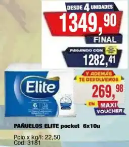 Maxiconsumo Elite pañuelos pocket oferta